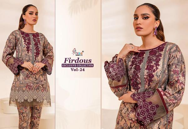 Shree Firdous Exclusive Collection Vol 24  Cotton Pakistani Suits Collection